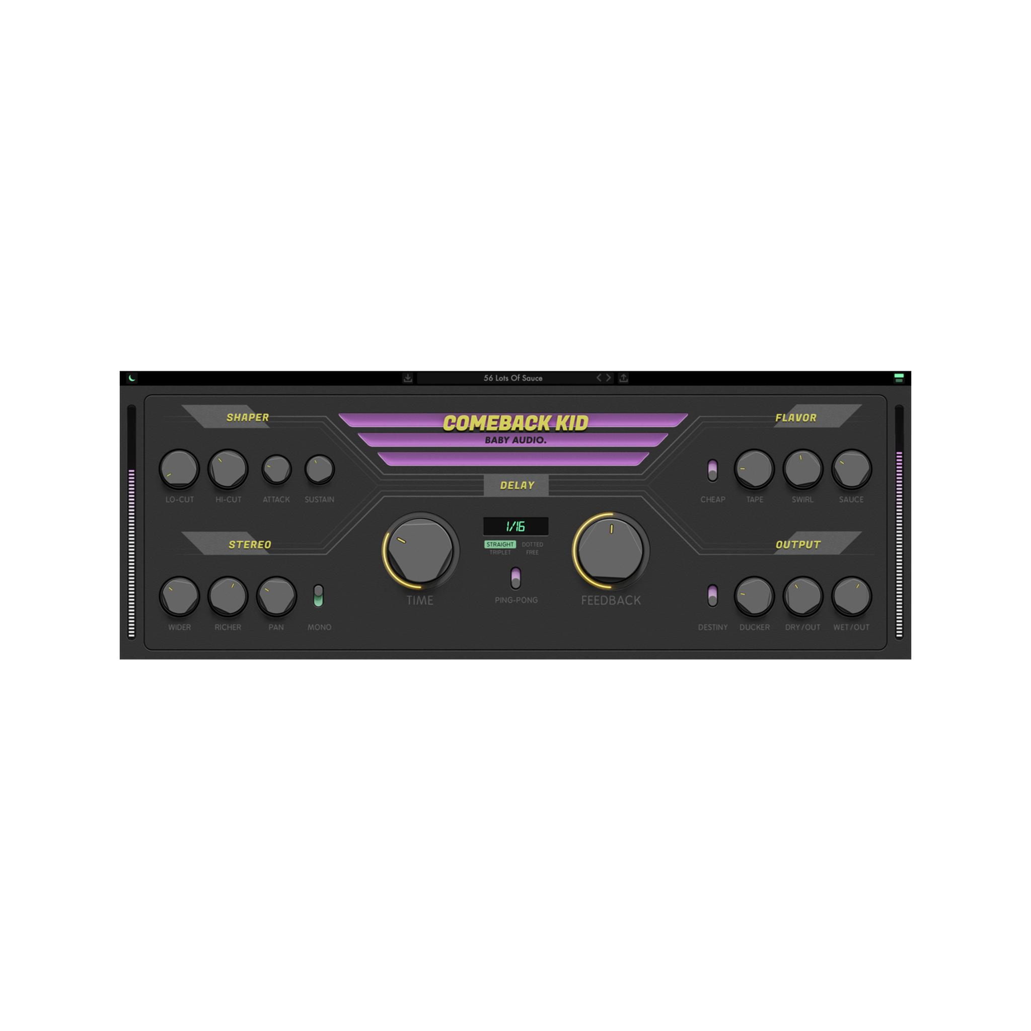 Baby Audio Comeback Kid Interface